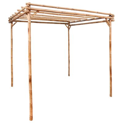 Bali bambupergola 170x170 cm luonnonväri